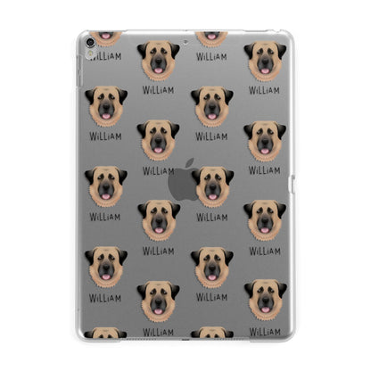 Anatolian Shepherd Dog Icon with Name Apple iPad Silver Case