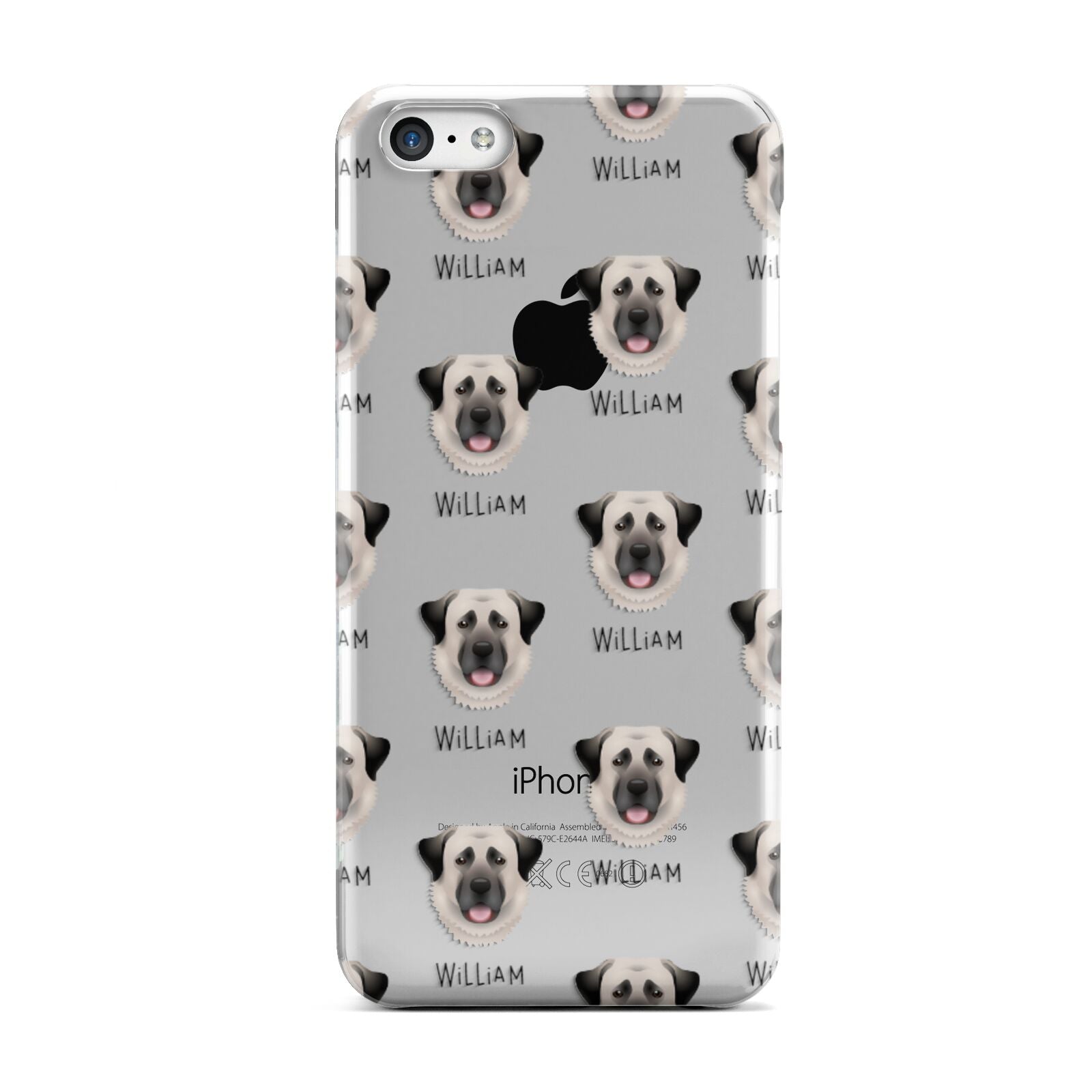 Anatolian Shepherd Dog Icon with Name Apple iPhone 5c Case