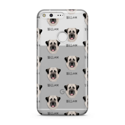 Anatolian Shepherd Dog Icon with Name Google Pixel Case