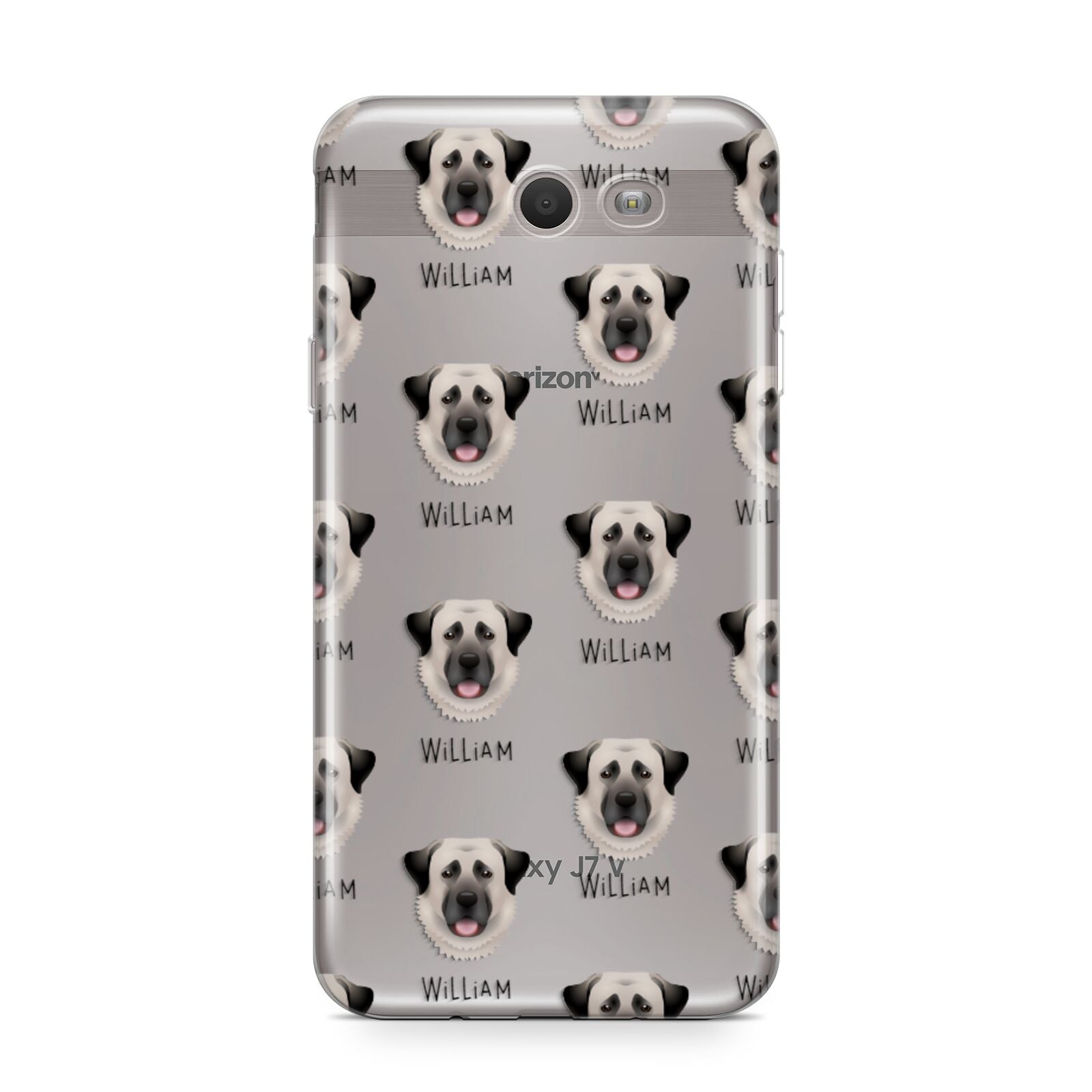 Anatolian Shepherd Dog Icon with Name Samsung Galaxy J7 2017 Case