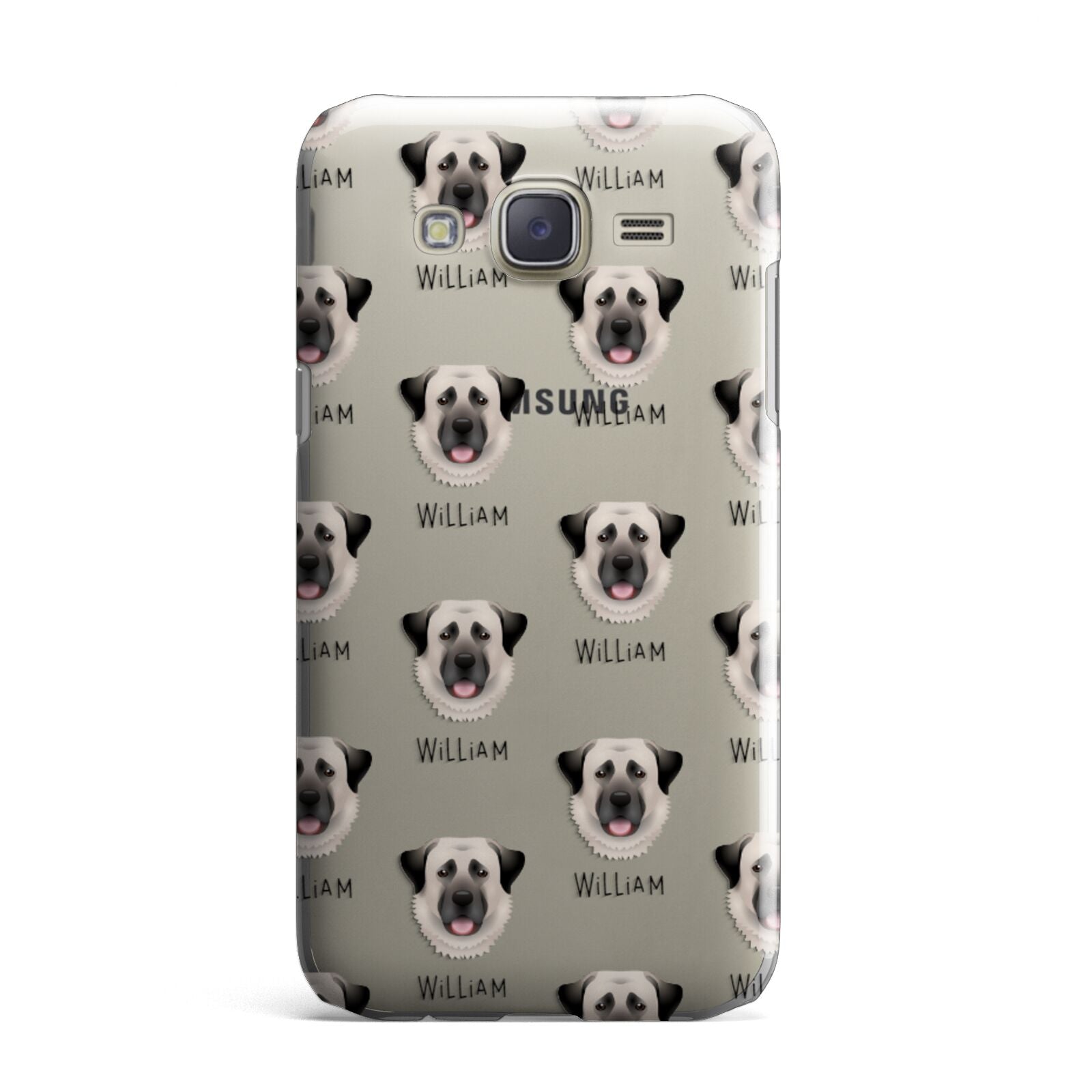 Anatolian Shepherd Dog Icon with Name Samsung Galaxy J7 Case