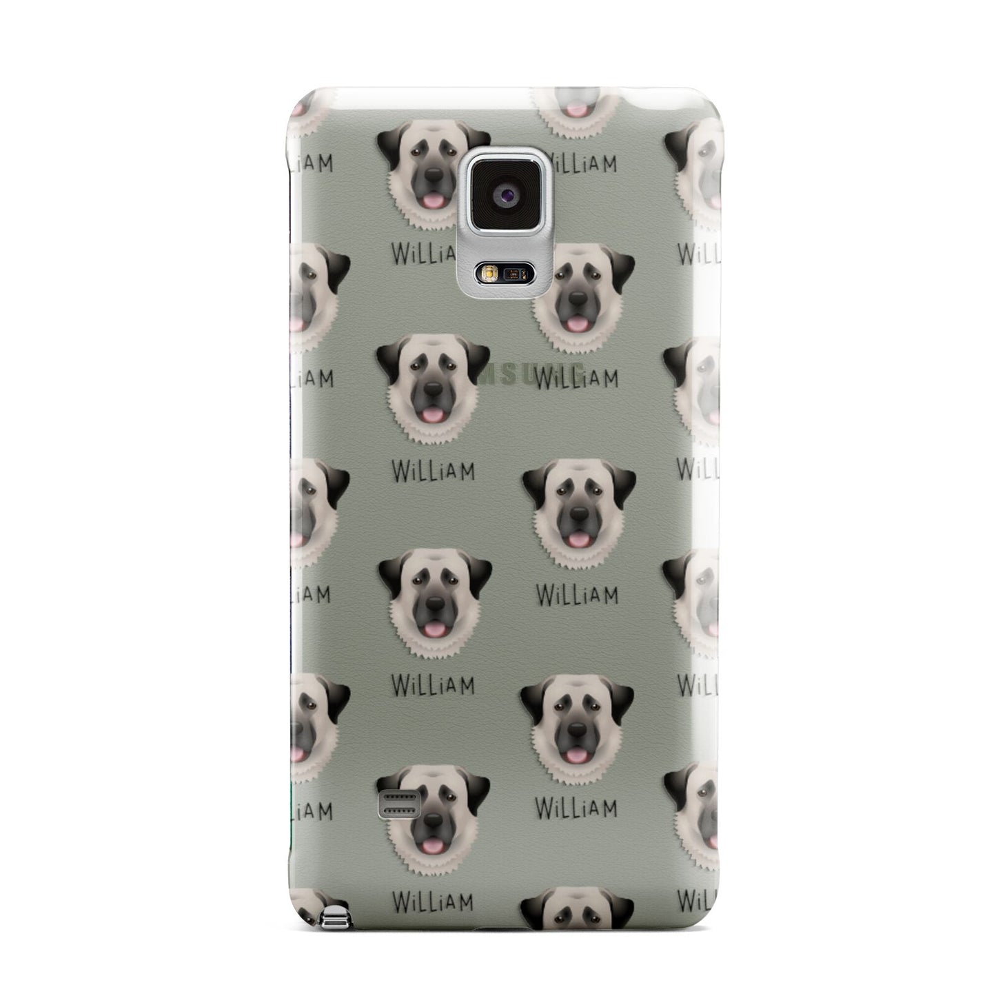 Anatolian Shepherd Dog Icon with Name Samsung Galaxy Note 4 Case