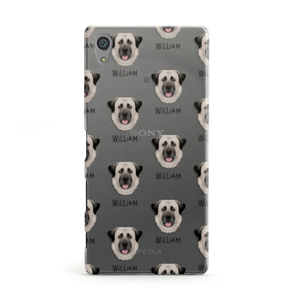 Anatolian Shepherd Dog Icon with Name Sony Xperia Case