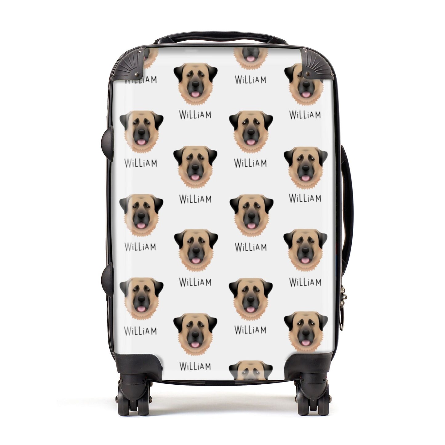 Anatolian Shepherd Dog Icon with Name Suitcase