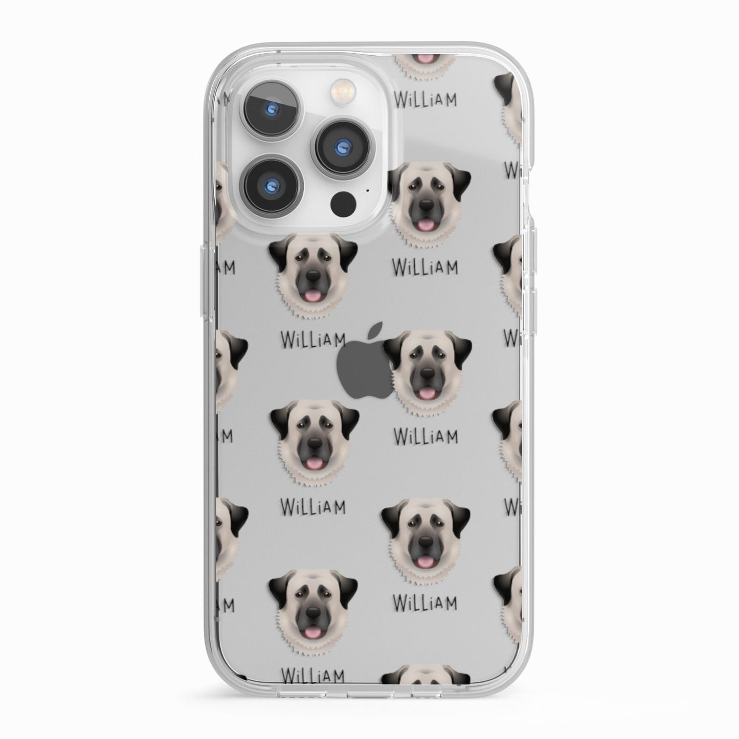 Anatolian Shepherd Dog Icon with Name iPhone 13 Pro TPU Impact Case with White Edges