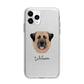 Anatolian Shepherd Dog Personalised Apple iPhone 11 Pro in Silver with Bumper Case