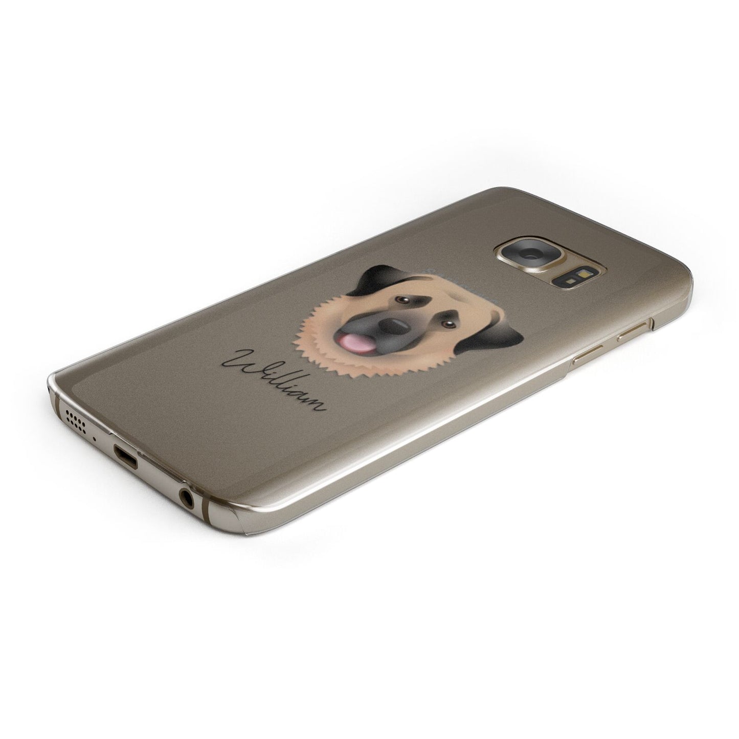 Anatolian Shepherd Dog Personalised Samsung Galaxy Case Bottom Cutout