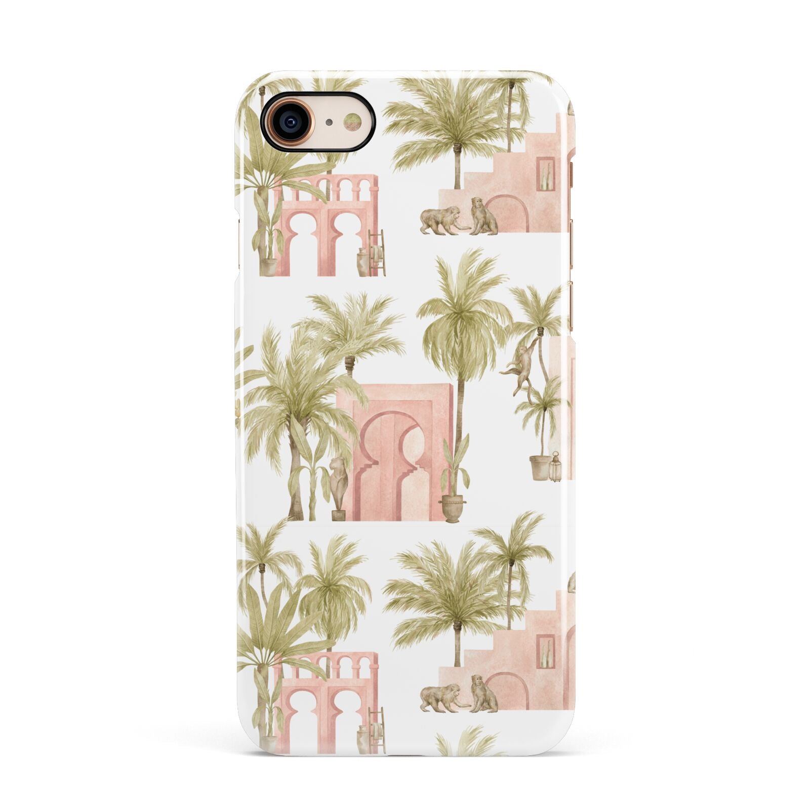 Ancient Palm Apple iPhone 7 8 3D Snap Case