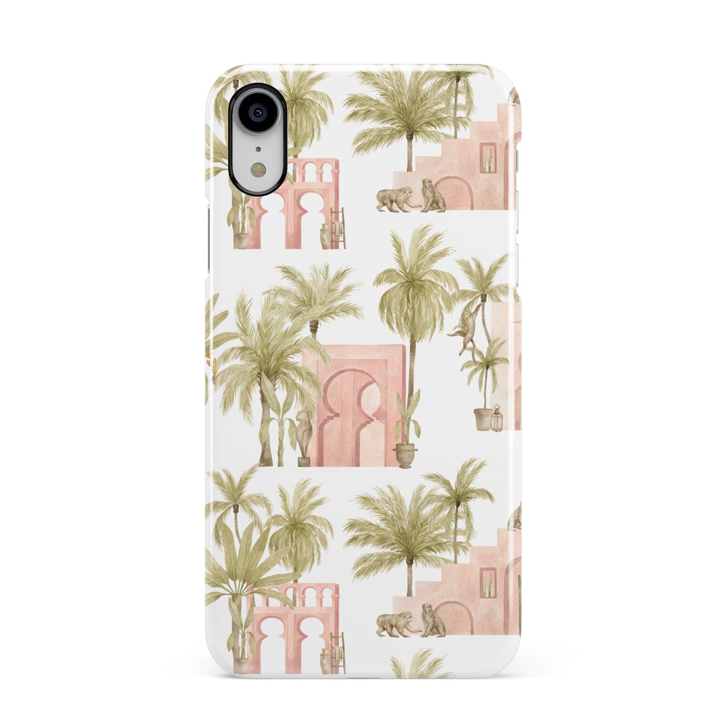 Ancient Palm Apple iPhone XR White 3D Snap Case