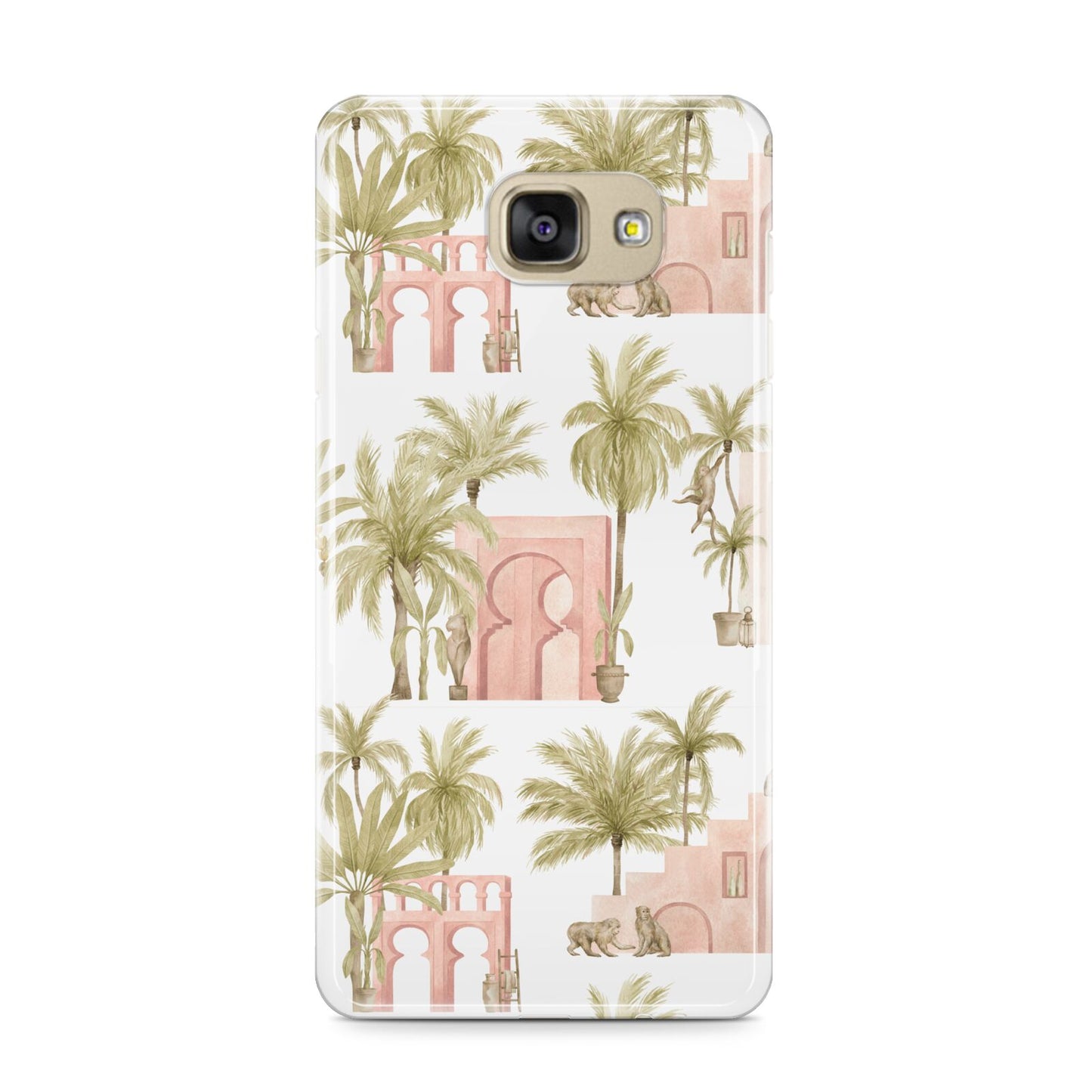 Ancient Palm Samsung Galaxy A9 2016 Case on gold phone