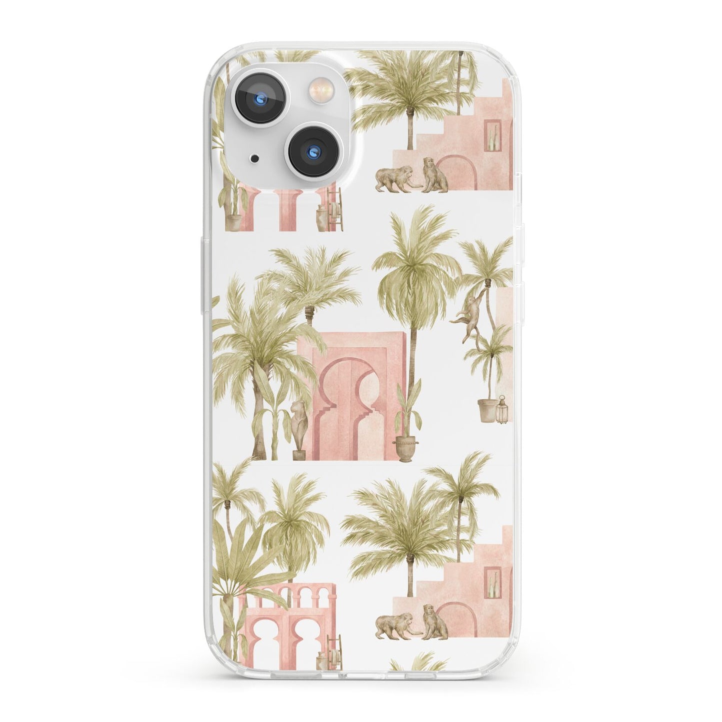 Ancient Palm iPhone 13 Clear Bumper Case