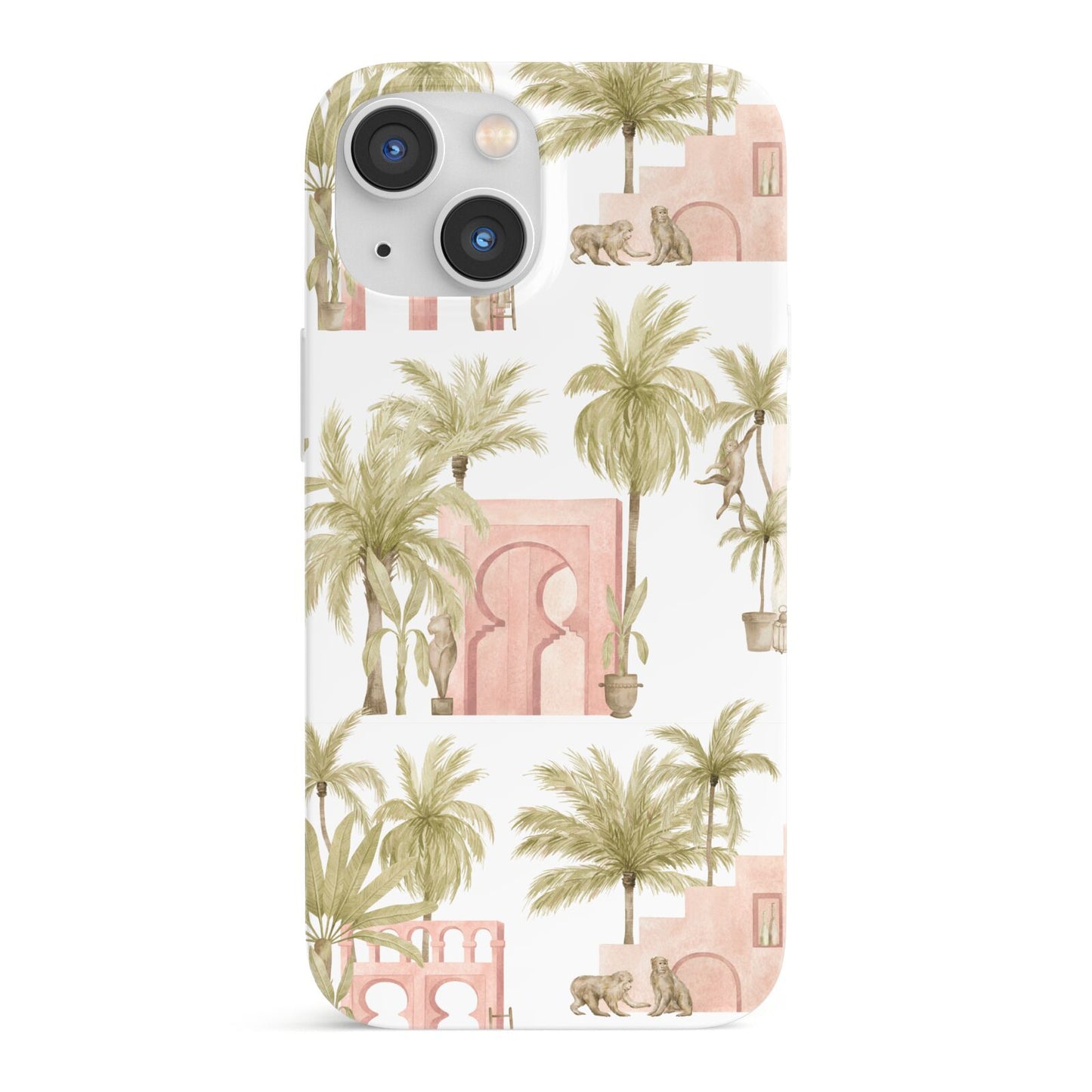 Ancient Palm iPhone 13 Mini Full Wrap 3D Snap Case