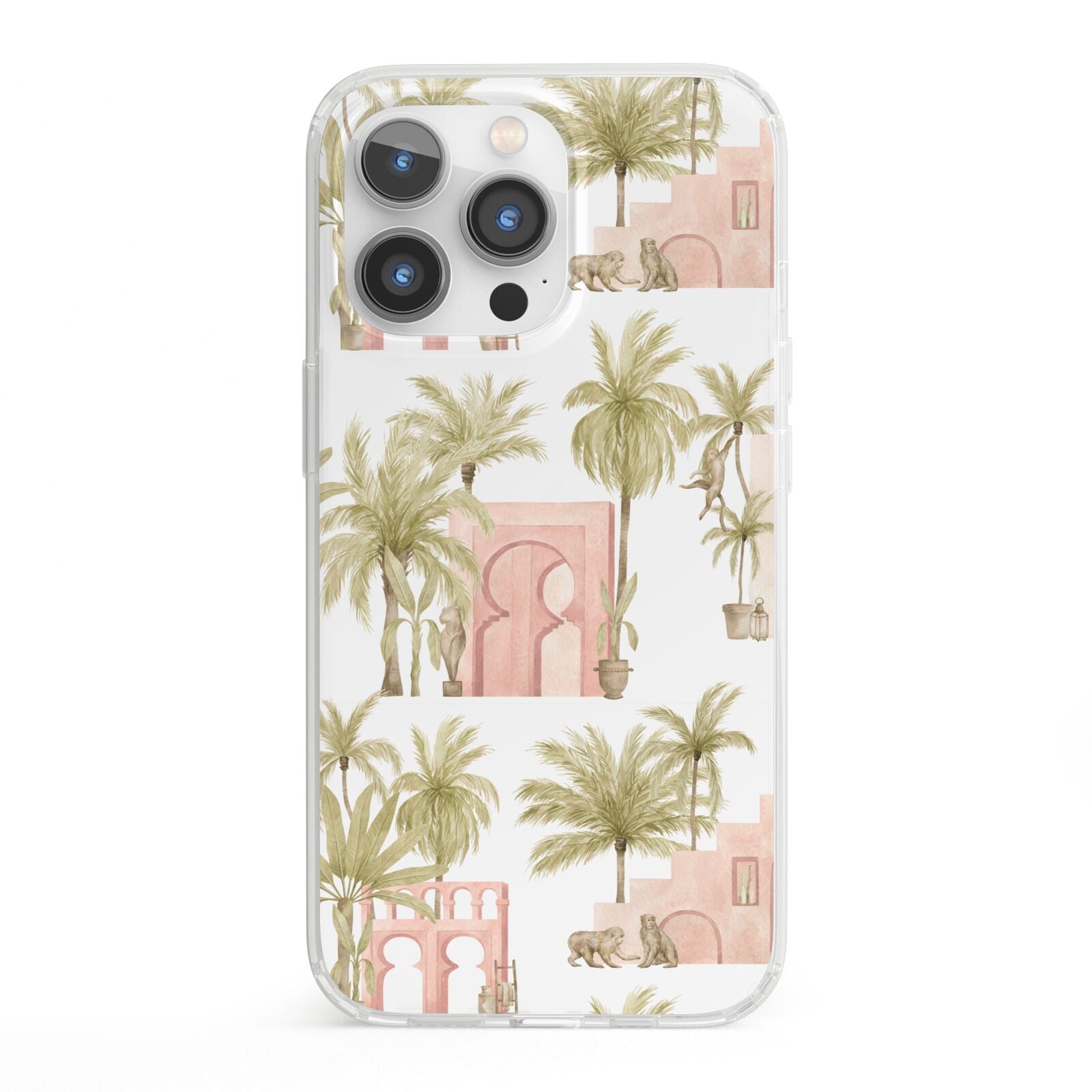 Ancient Palm iPhone 13 Pro Clear Bumper Case