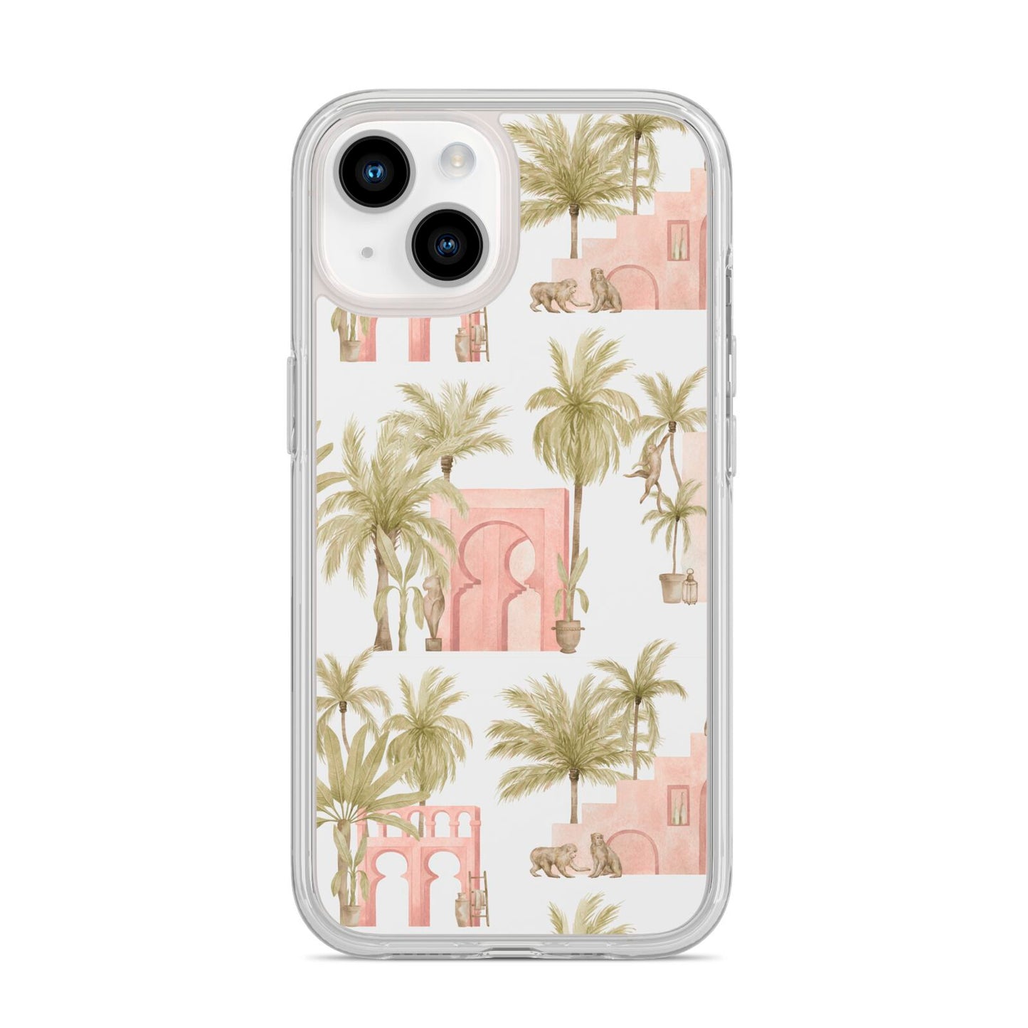 Ancient Palm iPhone 14 Clear Tough Case Starlight