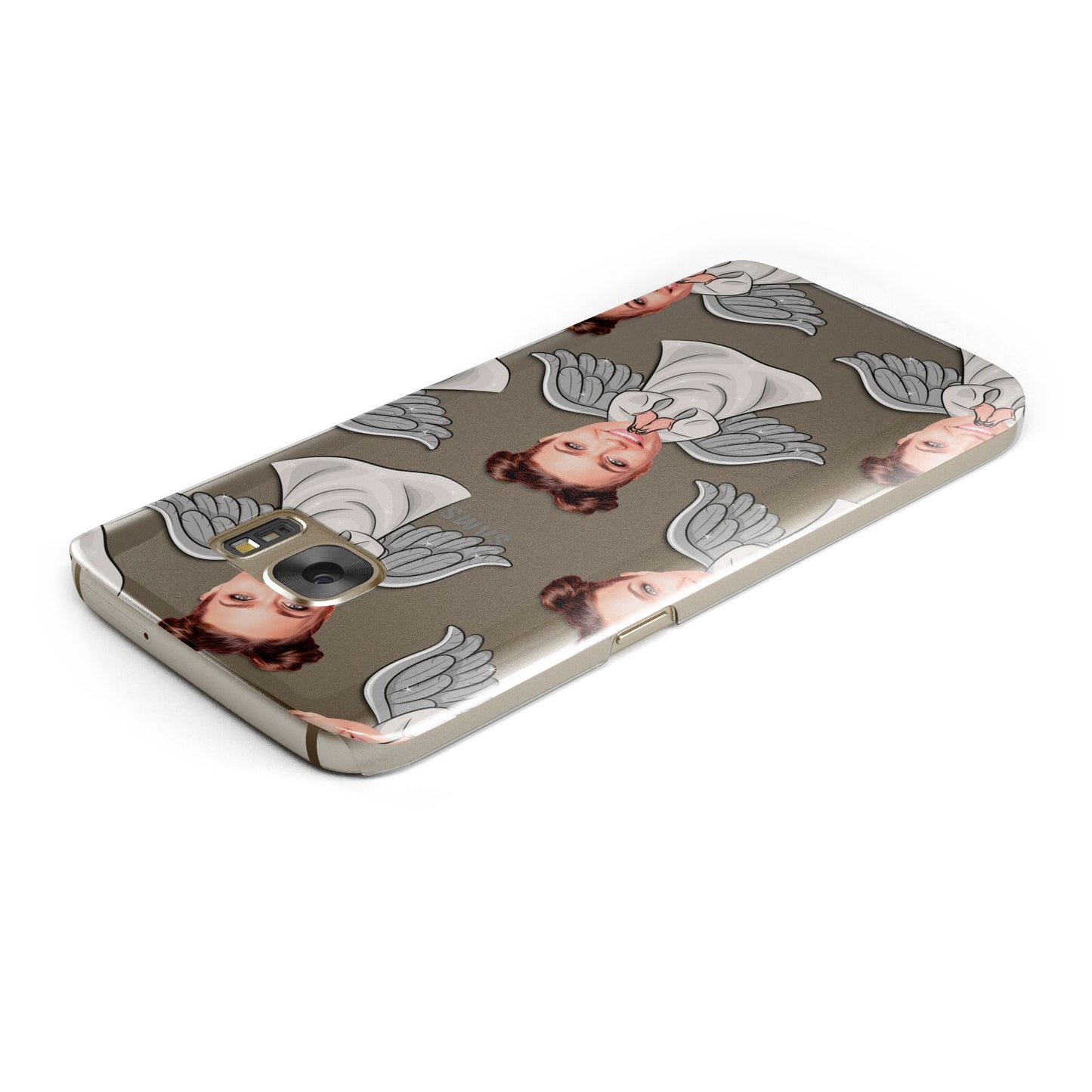 Angel Photo Face Samsung Galaxy Case Top Cutout