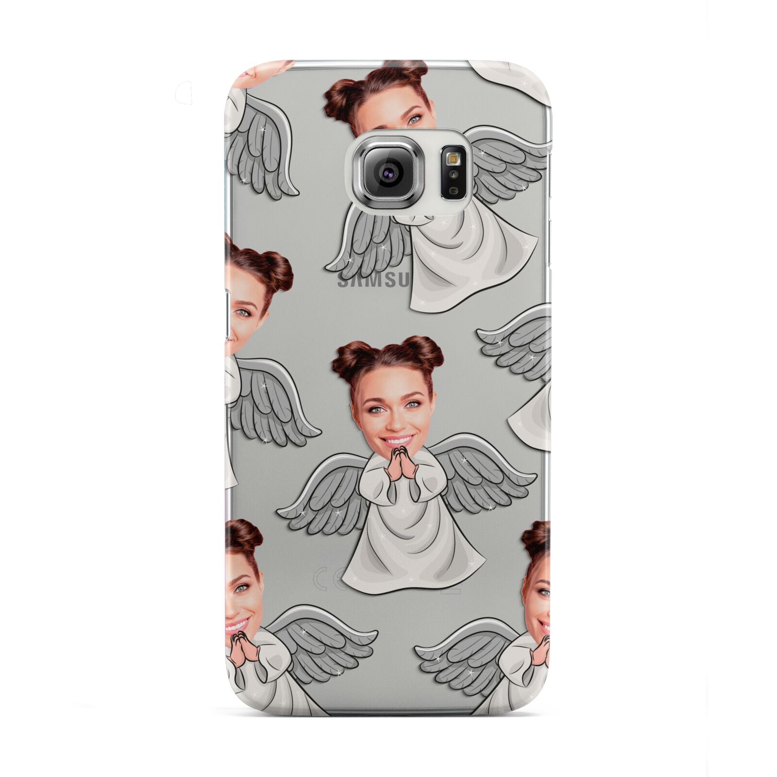 Angel Photo Face Samsung Galaxy S6 Edge Case