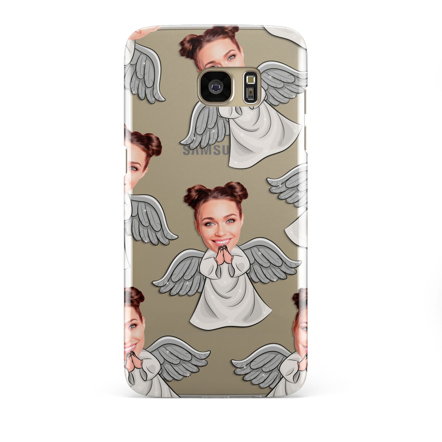 Angel Photo Face Samsung Galaxy S7 Edge Case