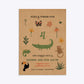 Animals Personalised Happy Birthday Rectangle Invitation Kraft