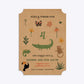 Animals Personalised Happy Birthday Ticket Invitation Kraft