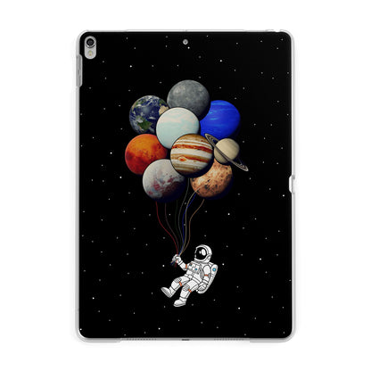 Astronaut Planet Balloons Apple iPad Silver Case