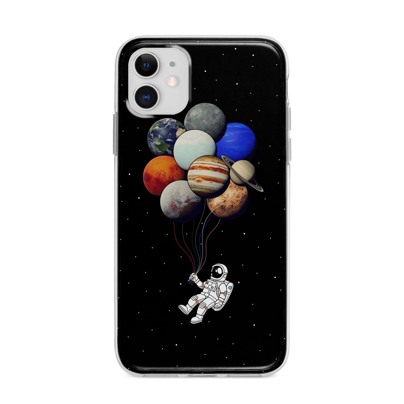 Astronaut Planet Balloons iPhone Case – Dyefor