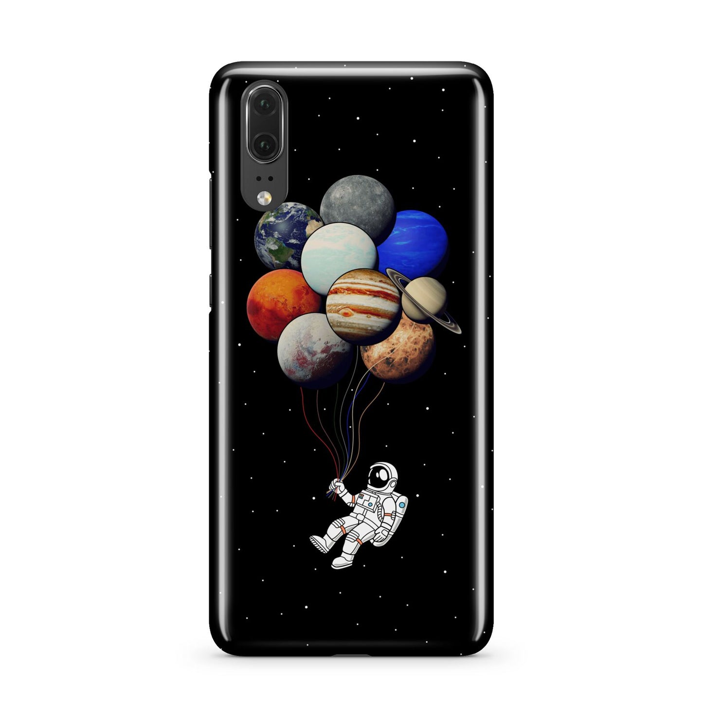 Astronaut Planet Balloons Huawei P20 Phone Case