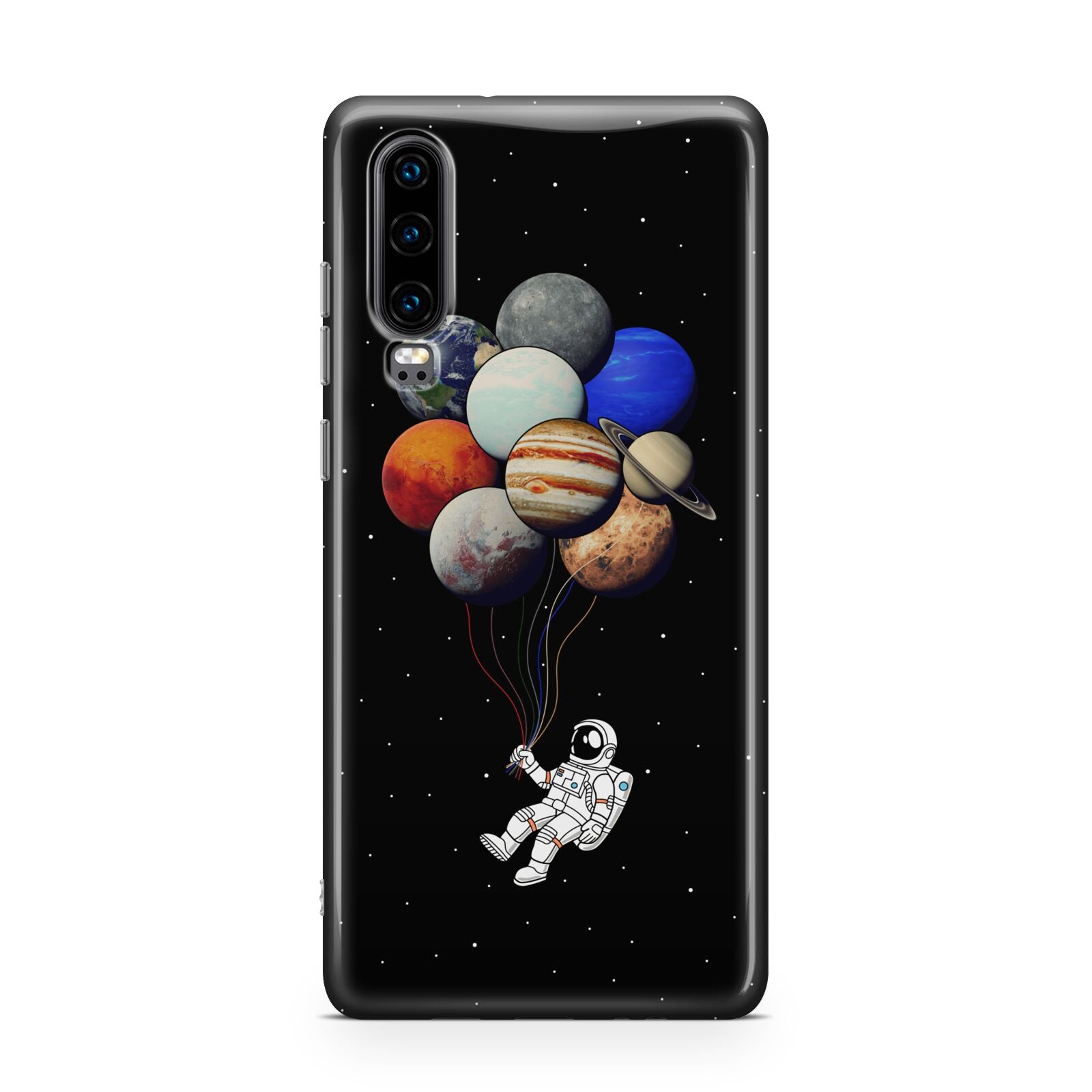 Astronaut Planet Balloons Huawei P30 Phone Case