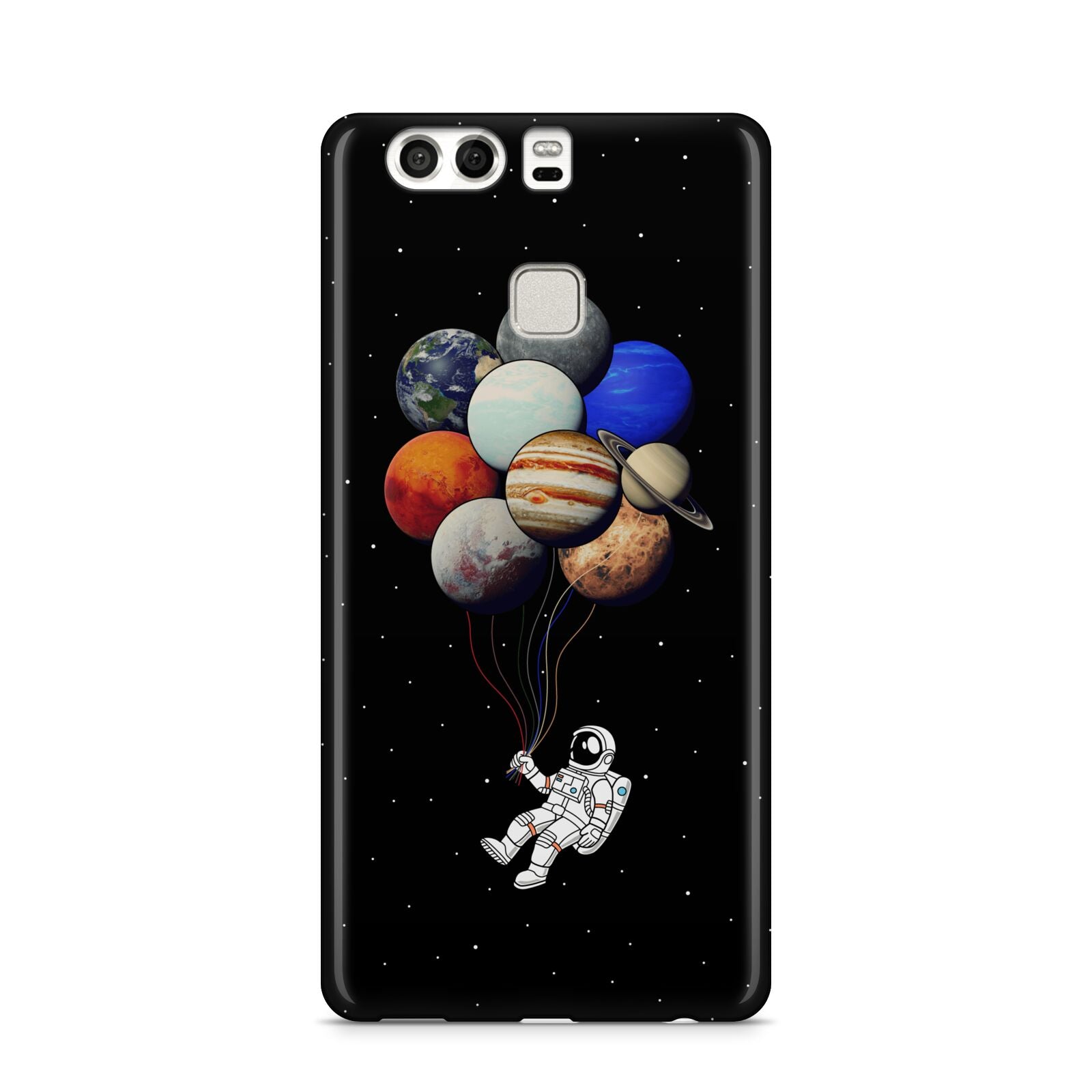 Astronaut Planet Balloons Huawei P9 Case