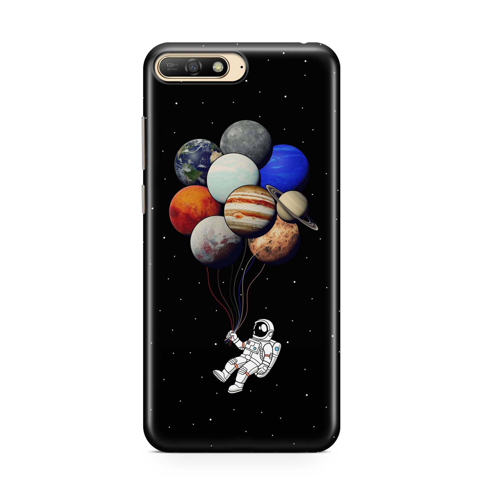 Astronaut Planet Balloons Huawei Y6 2018