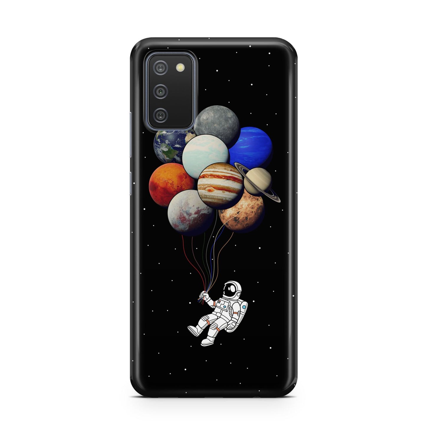 Astronaut Planet Balloons Samsung A02s Case