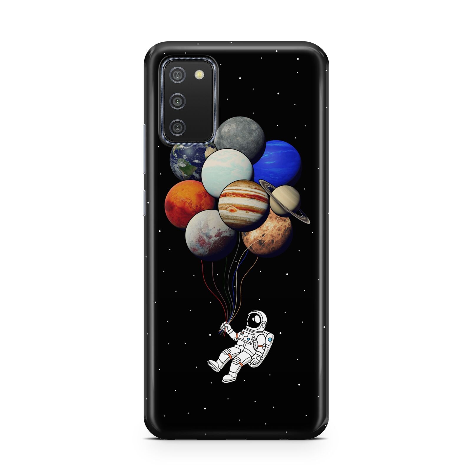 Astronaut Planet Balloons Samsung A02s Case