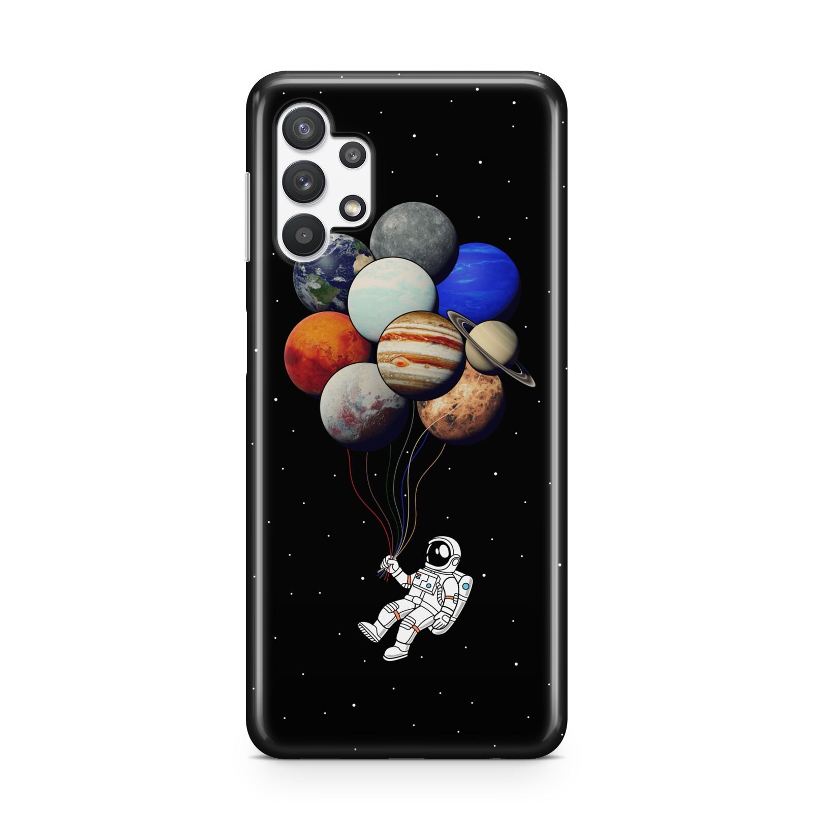 Astronaut Planet Balloons Samsung A32 5G Case