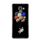 Astronaut Planet Balloons Samsung Galaxy A3 2016 Case on gold phone