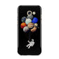 Astronaut Planet Balloons Samsung Galaxy A5 2017 Case on gold phone