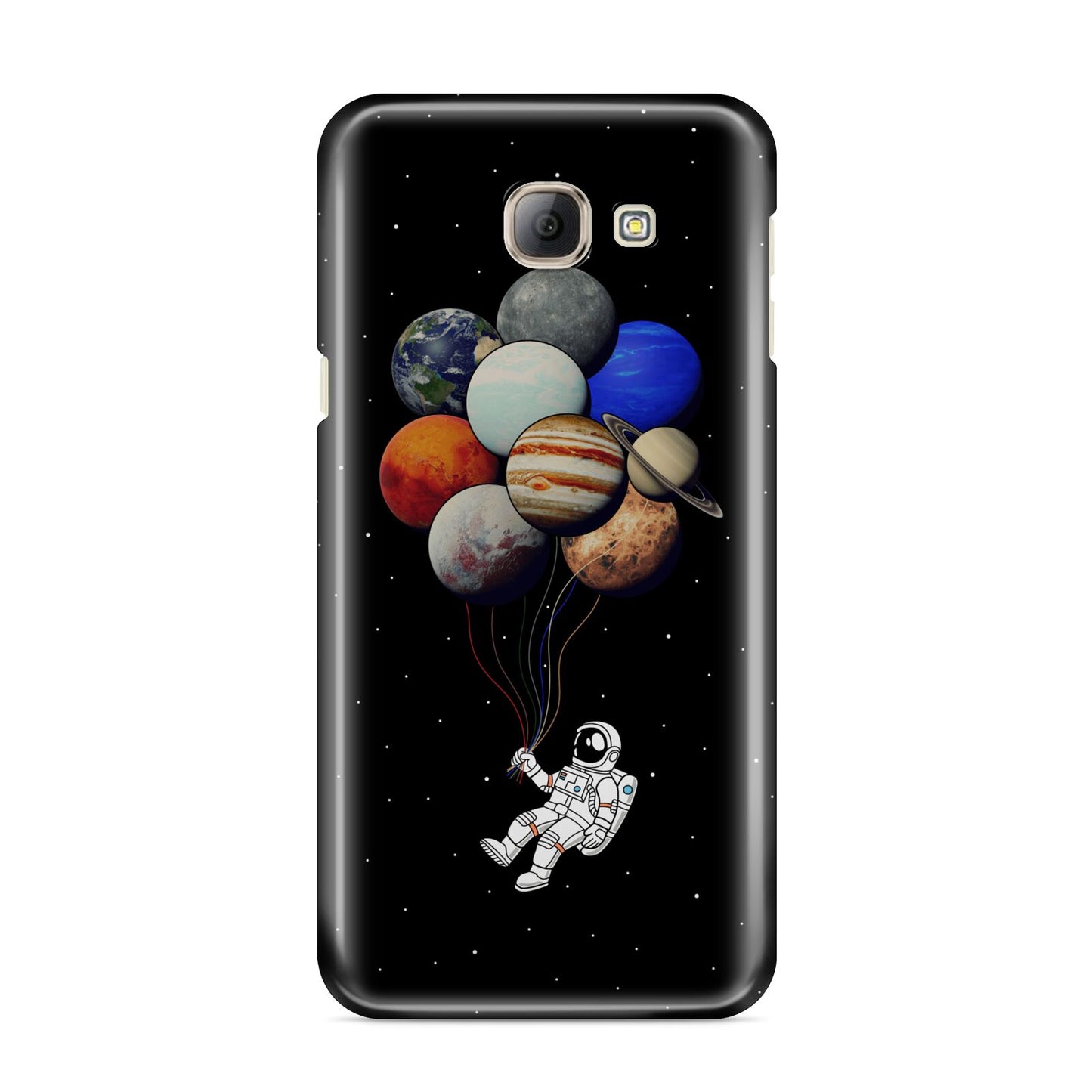 Astronaut Planet Balloons Samsung Galaxy A8 2016 Case