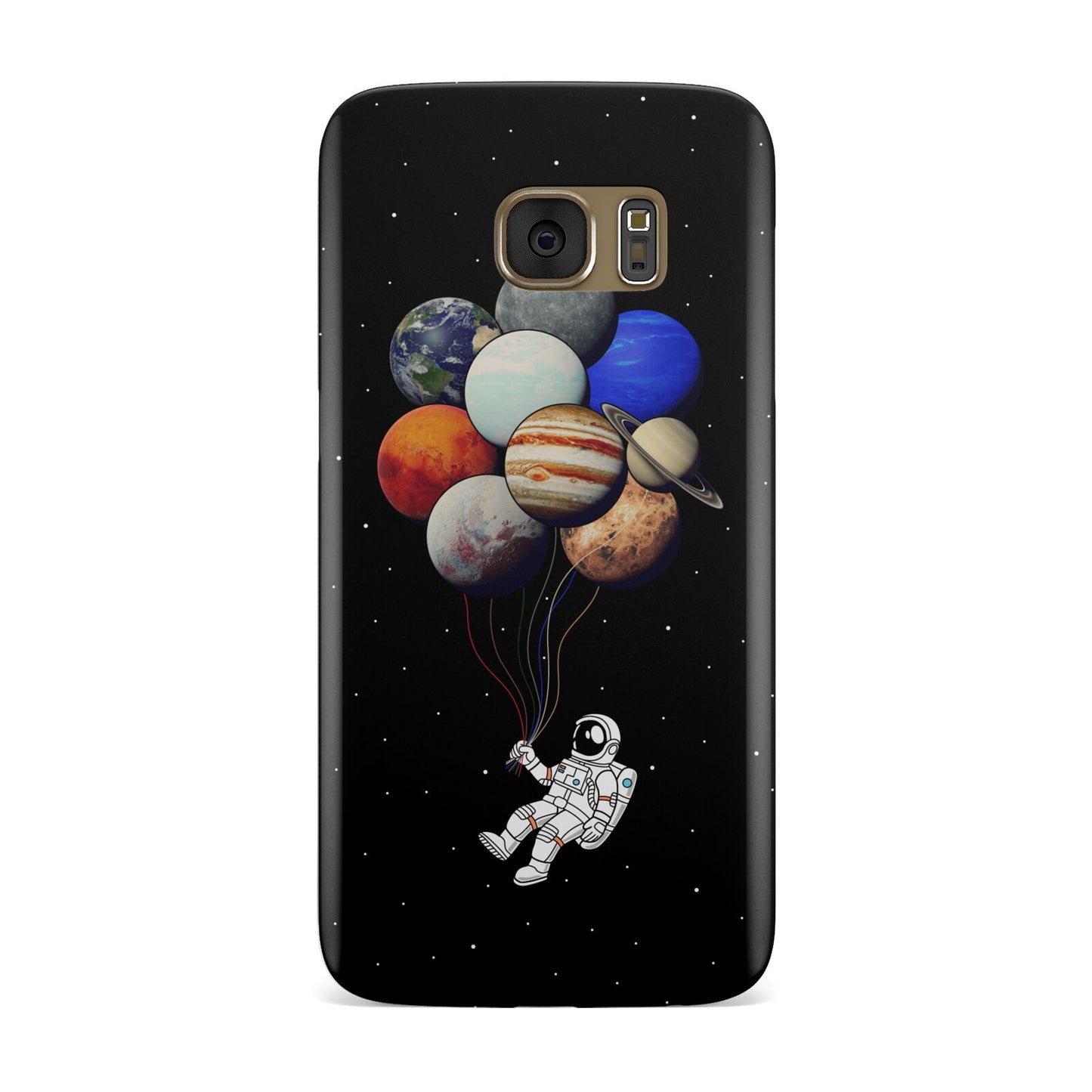 Astronaut Planet Balloons Samsung Galaxy Case