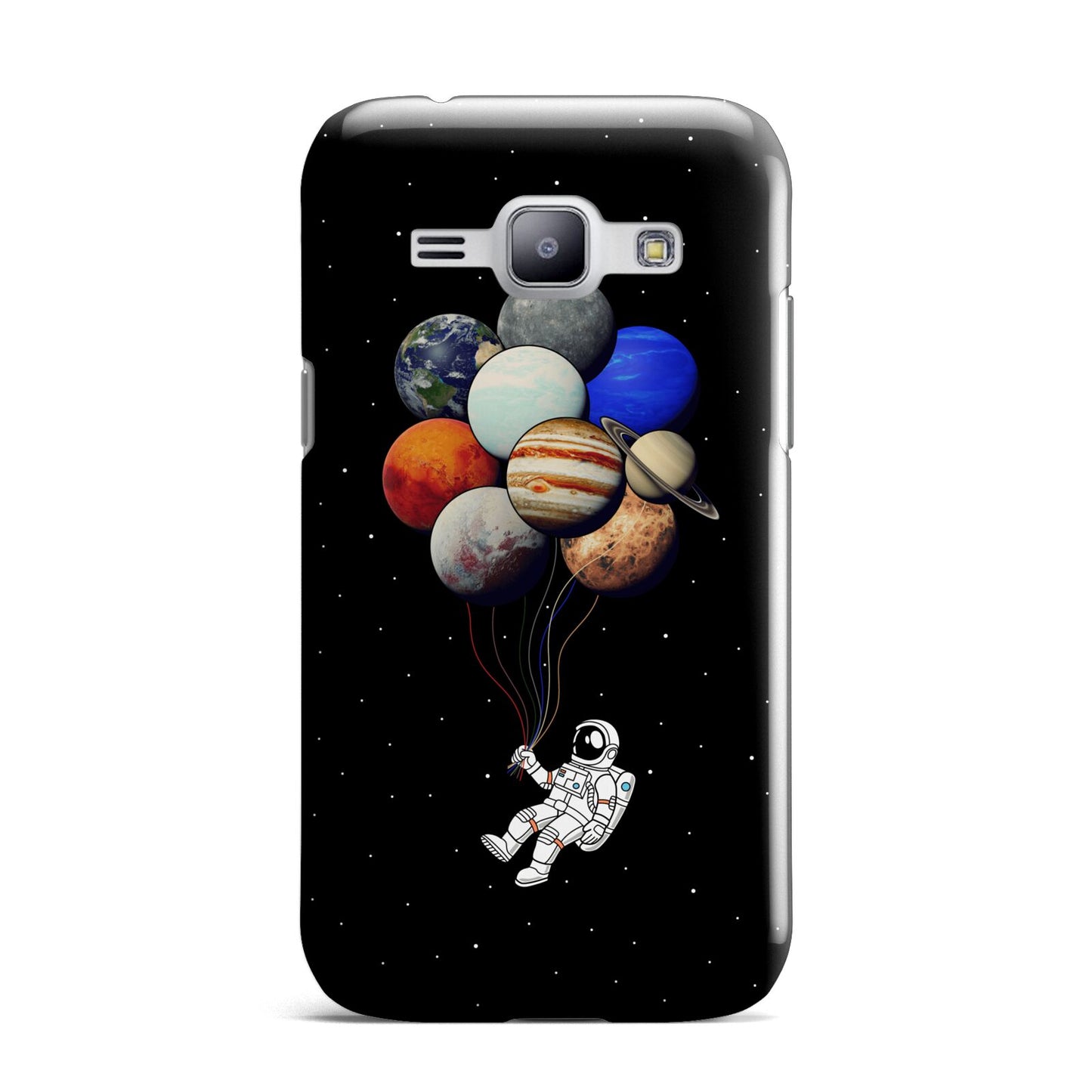 Astronaut Planet Balloons Samsung Galaxy J1 2015 Case