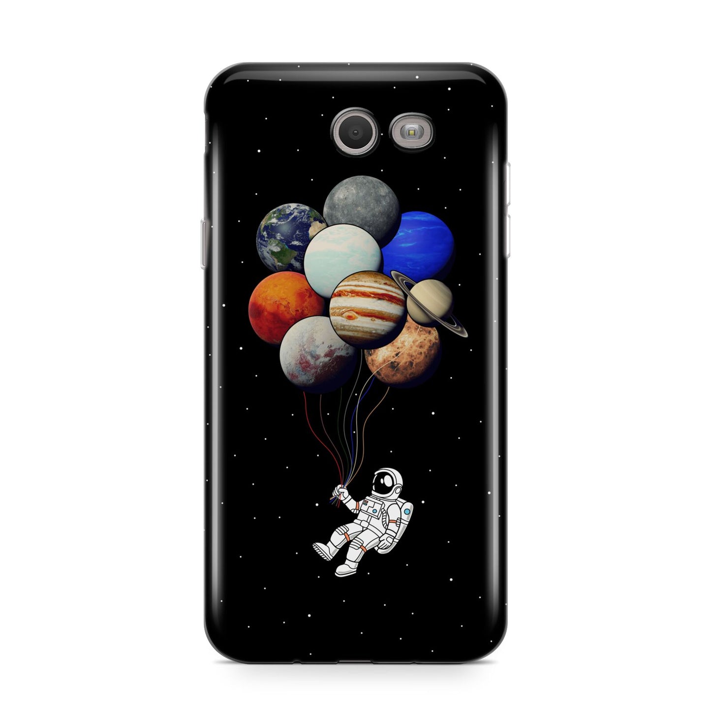Astronaut Planet Balloons Samsung Galaxy J7 2017 Case