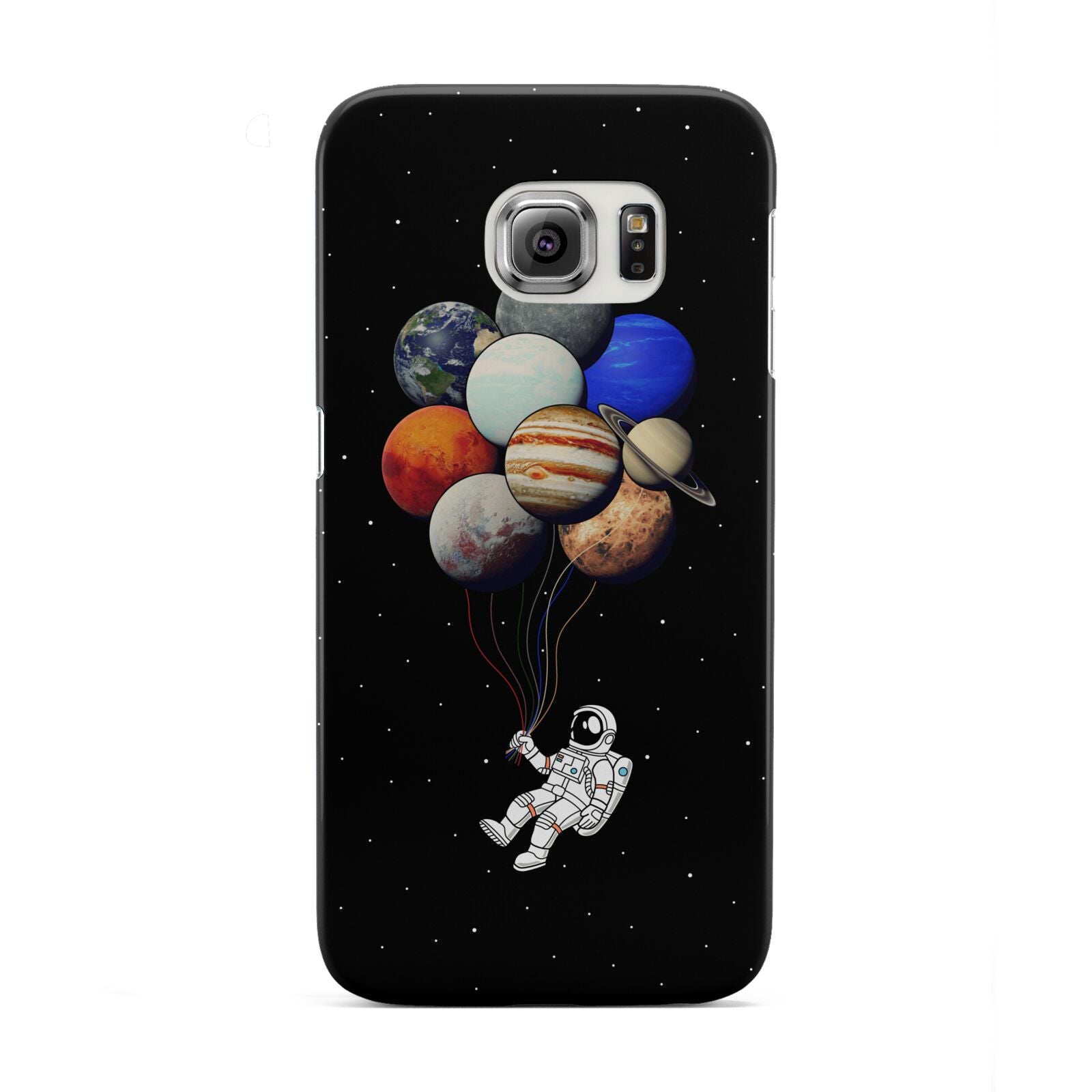 Astronaut Planet Balloons Samsung Galaxy S6 Edge Case