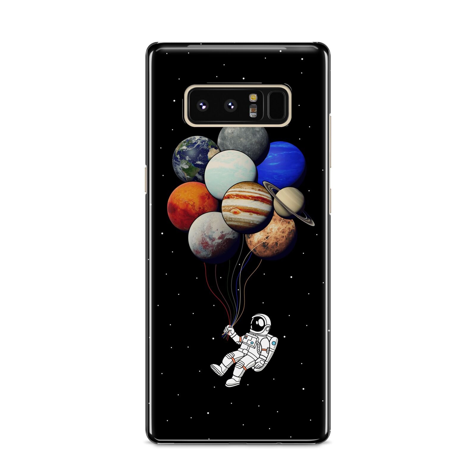 Astronaut Planet Balloons Samsung Galaxy S8 Case