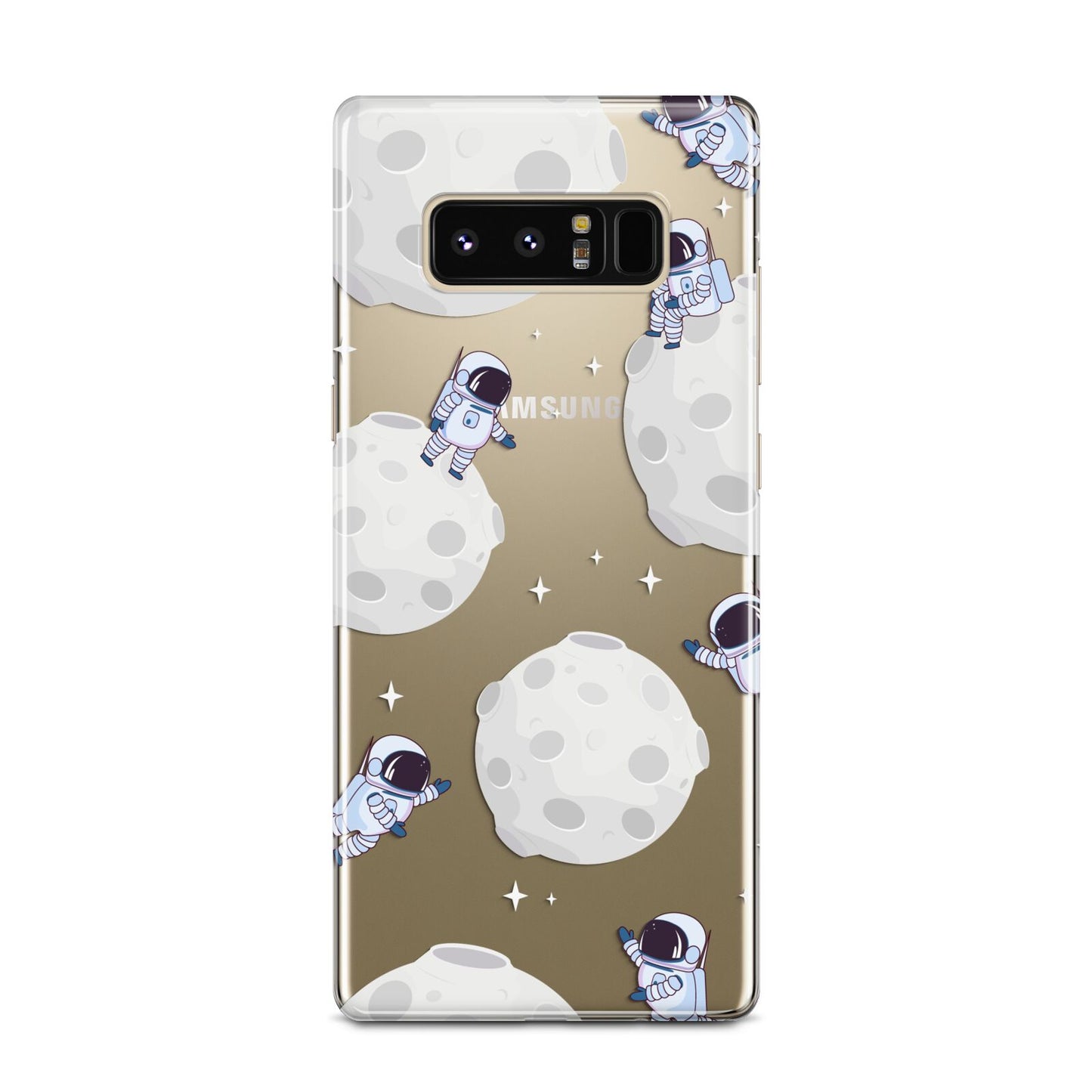 Astronauts and Asteroids Samsung Galaxy Note 8 Case