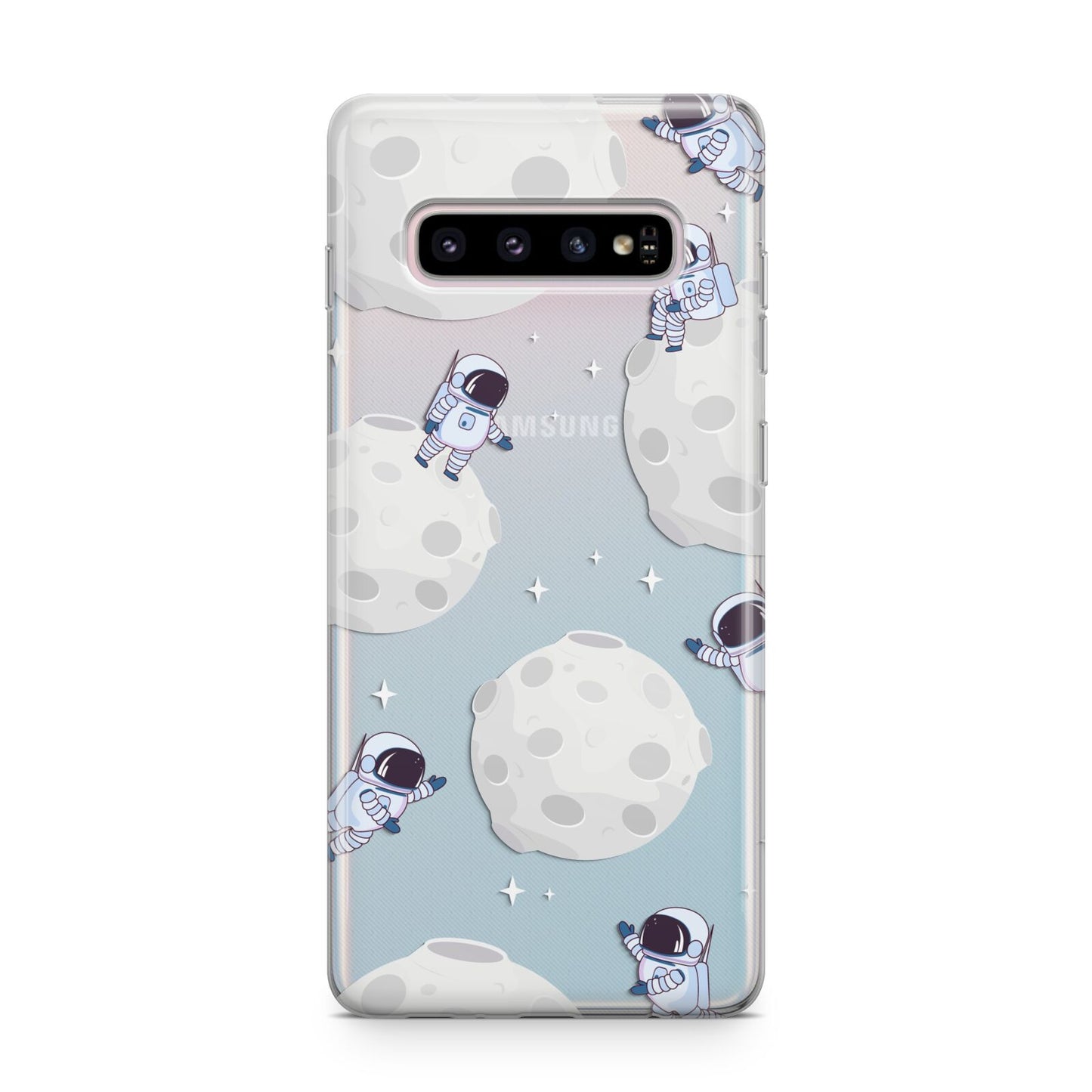 Astronauts and Asteroids Samsung Galaxy S10 Plus Case