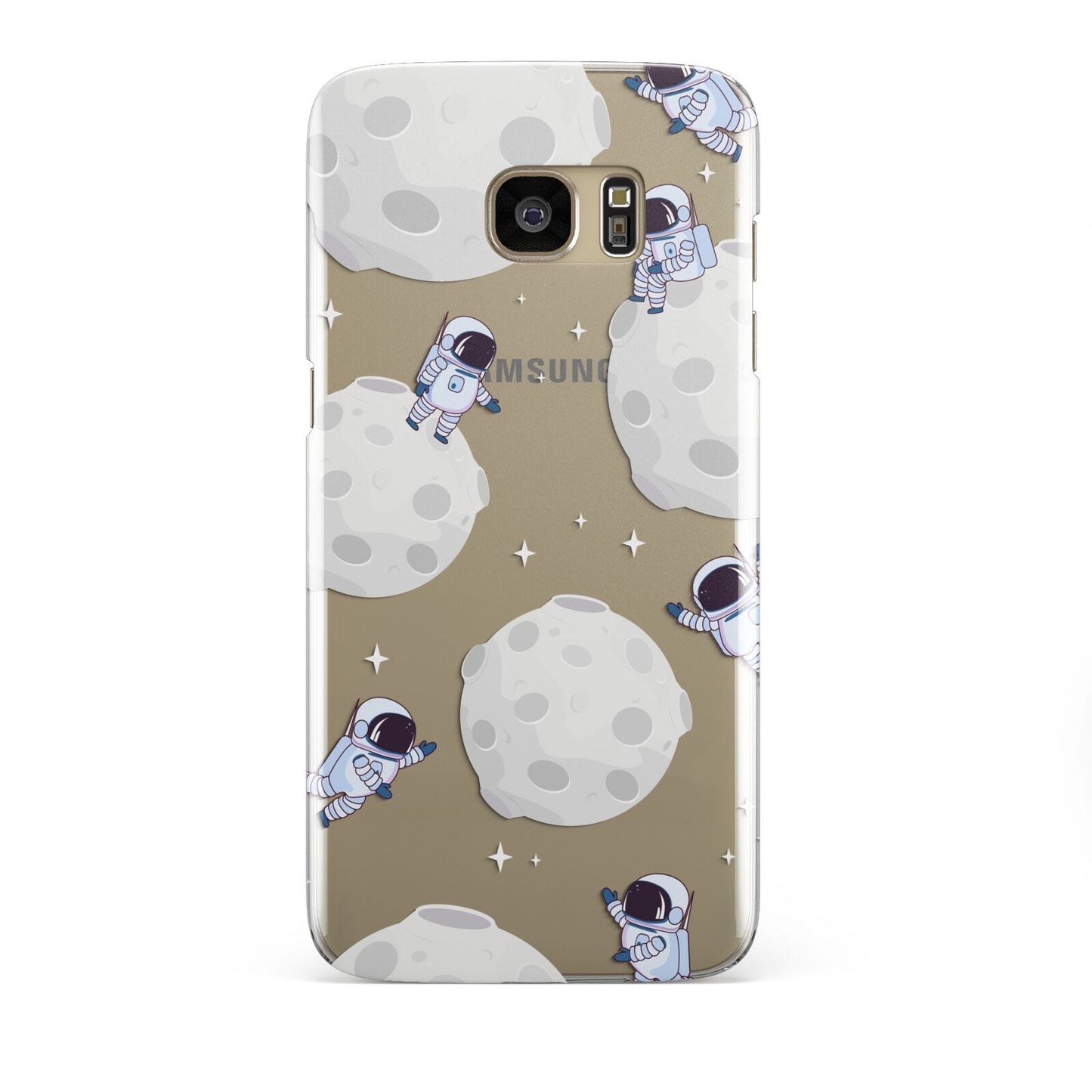 Astronauts and Asteroids Samsung Galaxy S7 Edge Case