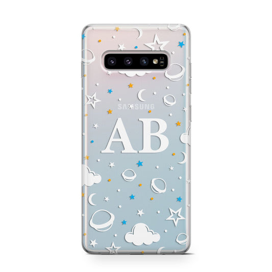 Astronomical Initials Protective Samsung Galaxy Case