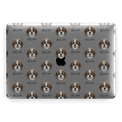 Aussiedoodle Icon with Name Apple MacBook Case