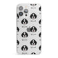 Aussiedoodle Icon with Name iPhone 13 Pro Max Clear Bumper Case