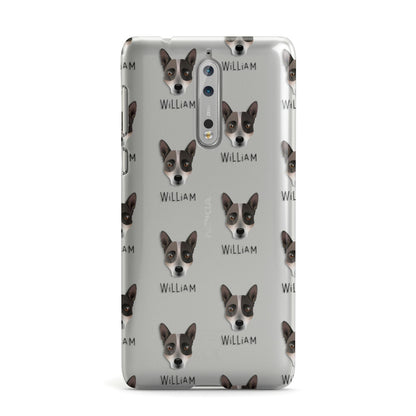 Australian Cattle Dog Icon with Name Nokia Case