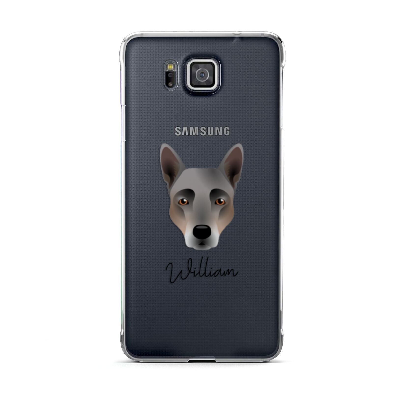 Australian Cattle Dog Personalised Samsung Galaxy Alpha Case