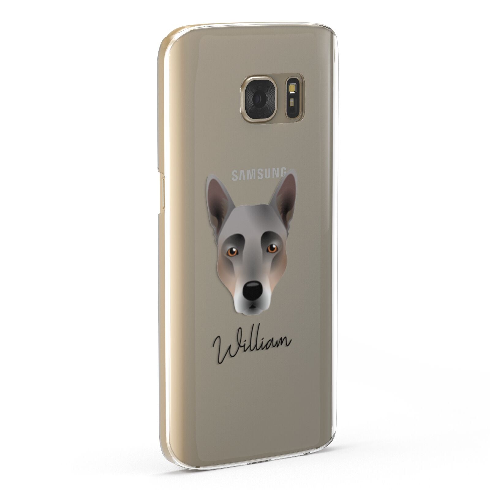 Australian Cattle Dog Personalised Samsung Galaxy Case Fourty Five Degrees