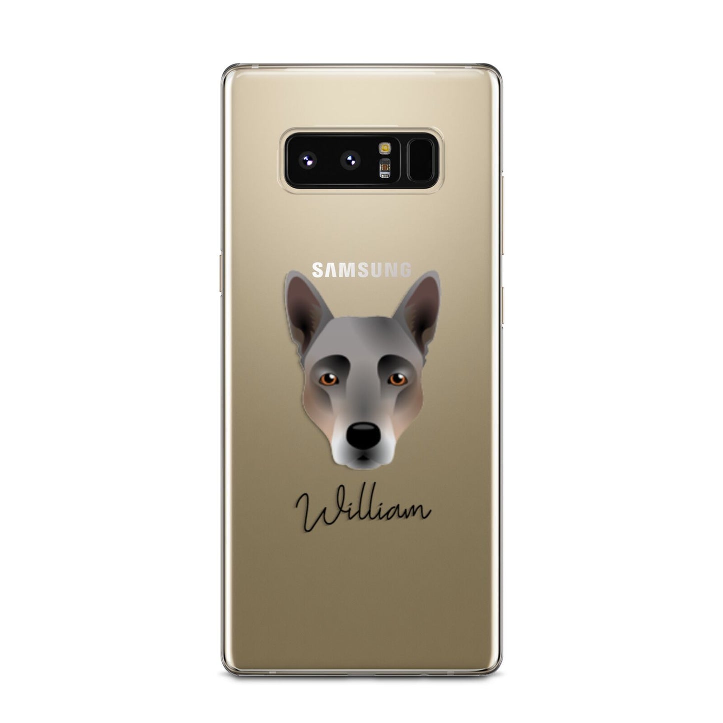 Australian Cattle Dog Personalised Samsung Galaxy Note 8 Case